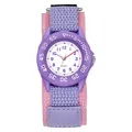 Montre de sport à lunette rotative pour filles bracelet en nylon Velco cadeau pour enfants cadran