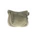 B Makowsky Leather Crossbody Bag: Green Bags