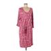 Tommy Bahama Casual Dress: Pink Paisley Dresses - Women's Size Medium