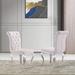 Rosdorf Park Louisburg Velvet Side Chair Dining Chair Upholstered/Velvet in Gray | 40.55 H x 18.5 W x 27.56 D in | Wayfair