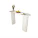 Latitude Run® 55.12"Cream-Style Sintered Stone desktop Modern Bar table | Wayfair 34D9F1D9FD0C4070A1218DEC55190362