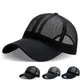 Fashion Big Head Men Women Sunscreen Sun Hat Breathable Full Mesh Hat Outdoor Light Board Baseball