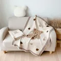 Baby Blankets Newborn Knitted Quilts Swaddle Wraps Crib Stroller Blankets Sofa Blankets Cotton Baby