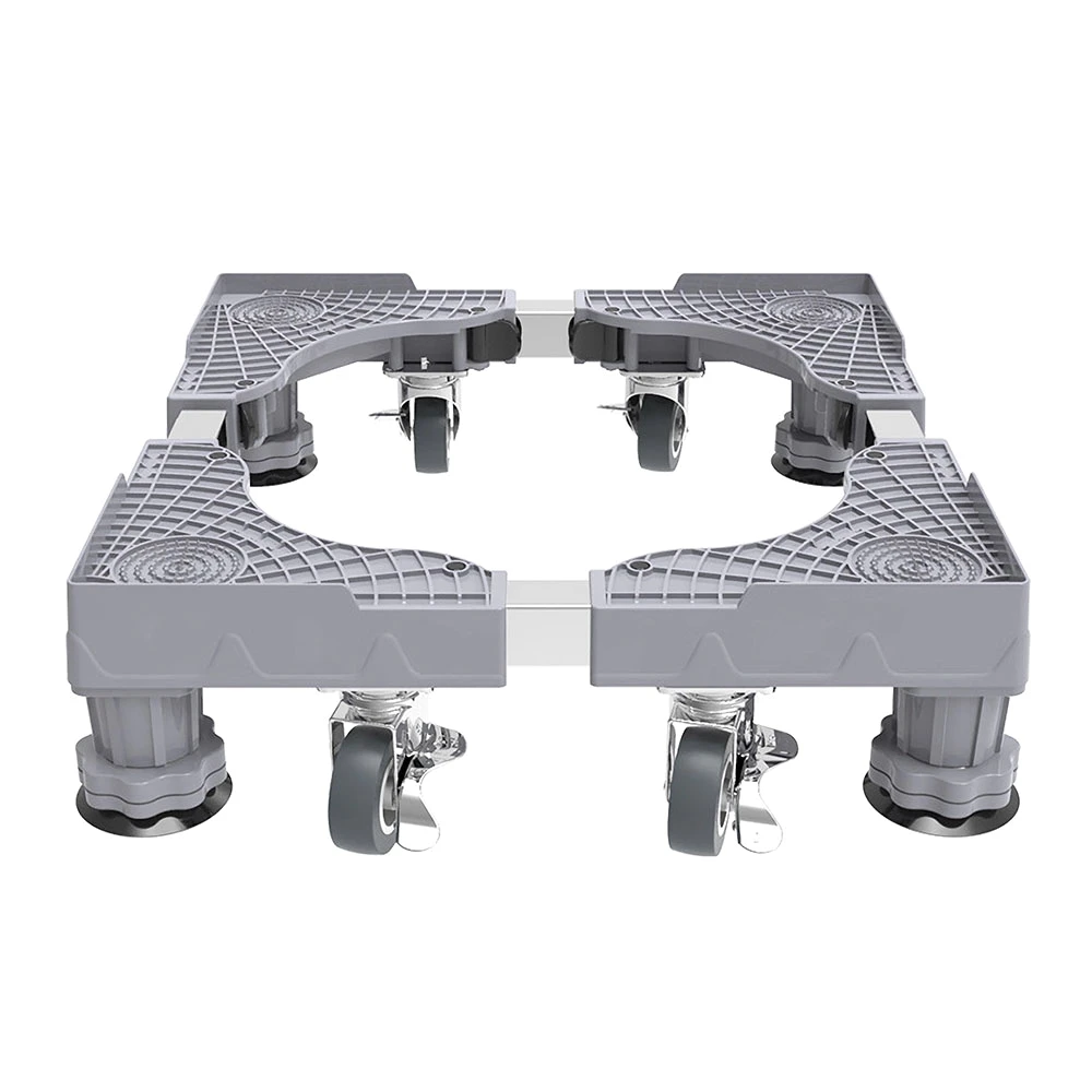 Washing Machine Fridge Stand Adjustable Raised Base Movable Universal Wheels For Washing Machine Laundry Dryer Refrigerator