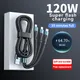 120W USB C 3 In 1 Charging Cord Micro USB TYPE-C Multiple Mobile Phone Fast Charge Cable for Iphone