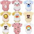 Newborn Baby Rompers Cotton Infant Body Short Sleeve baby Jumpsuit Cartoon Baby Boy Girl clothes