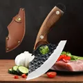 4.9in Hand Forged Boning Knife Cheese Pizza Small Pocket Kitchen Knives Stainless Steel Slicing