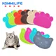 KOMMILIFE Silicone Pet Mat For CatS Non-Slip Cat Bowl Pad Cat Feeding Mat Pad Placemat Cat Litter