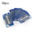 30Pcs/pack Double Edge Men Razor Blades Stainless Steel Sharper Thinning Remover Beard Hair Cutting