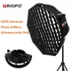 Triopo 90cm Universal Outdoor Umbrella Octagon Softbox w Honeycomb Grid Speedlite Photo Soft Box for