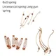 90pcs Metal Copper Wire Piano Hammer Springs Replacement For Upright Piano Repair Springs