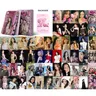 55 pz/set Kpop Album nero e rosa fotocellule JISOO JENNIE LISA ROSE Set di carte LOMO da collezione