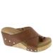 Corkys Tidbit - Womens 6 Brown Sandal Medium