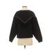 Hayley Menzies Sweatshirt: Black Solid Tops - Women's Size Small