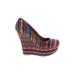 Steve Madden Wedges: Purple Shoes - Women's Size 6 1/2 - Round Toe