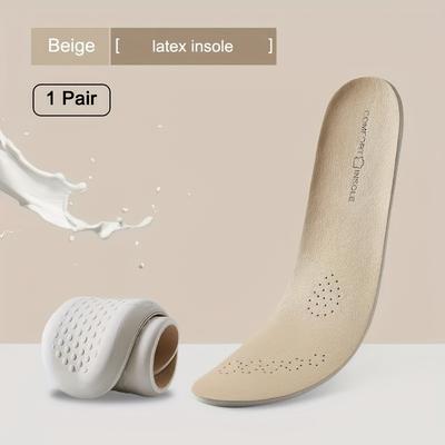 TEMU Leather Sports Insole Insoles For Shoes Arch Support Shoe Pads