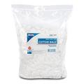 Cotton Balls. Case of 4000 Medium Cotton Balls for Wound Care. Soft and Absorbent 100% Cotton. Non-sterile Cotton. Soft White Single use Latex-Free.