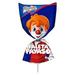 Ricolino Paleta Payaso Chocolate Marshmallow Lollipop (Pack of 24)