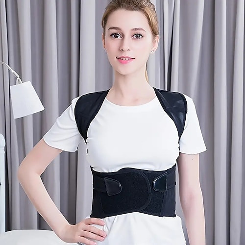 1pc Haltungskorrektur Korsett Rückenstützgürtel Orthopädischer Rückengürtel Lendenkorsett Haltungsorthese Image