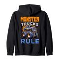 Monster Trucks Rule Big Wheel Truck mit coolen Details Kapuzenjacke