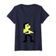 Damen C64 8-Bit-Karate Kung Fu Lee T-Shirt mit V-Ausschnitt