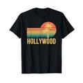 Hollywood Florida California Sunset Palmen T-Shirt