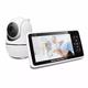 LITBest Babyphone 1.3 mp effektive Pixel IR-Kamera 120/355 ° Sichtwinkel in Grad 5 m Nachtsichtsreichweite