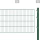 ARVOTEC Einstabmattenzaun "ESSENTIAL 80 zum Aufschrauben" Zaunelemente Gr. H/L: 80 cm x 4 m H/L: 80 cm, grün (dunkelgrün) Zaunelemente
