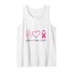 Peace Love Cure Awareness T-Shirt mit Ribon-Grafik Tank Top