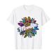 Momlife Lustiges Mutter-T-Shirt mit Blumenmuster für Damen, Mädchen, Mutter, Oma T-Shirt