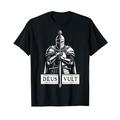 Ritter Kreuzritter Deus Vult Templer Ritter T-Shirt