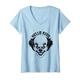 Damen Gruseliger Clown - Albtraum-Clown - Spuk-Clown - Cooler Clown T-Shirt mit V-Ausschnitt