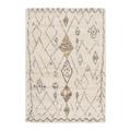 Tapis shaggy épais et confortable beige 200 x 290