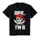 Kinder Lustiger Kindergeburtstag zum 6. Geburtstag, Piratenmotiv "Arrr I'm 6 Years Old" T-Shirt