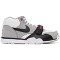 Gray Air Trainer 1 Mid Sneakers