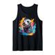 Splash Art Meerestierliebhaber, buntes Siegel Tank Top