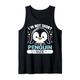 Pinguin I'm Not Short I'm Penguin Size Pinguine Tier Tank Top