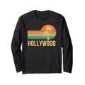 Hollywood Florida California Sunset Palmen Langarmshirt