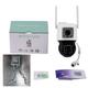 2MP Double Lens Camera, WiFi IP Home Security Camera, Two Way Audio Motion Detection Surveillance Camera, Waterproof Outdoor PTZ Camera, Full Color Night Vision IR Camera for Home, Baby, Elder, Pet