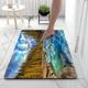 Lake Range Bathroom Bath Mats Creative Absorbent Bathroom Rug Diatomaceous Earth Non Slip