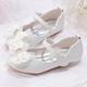 Girls' Flats Daily Dress Shoes Comfort Mary Jane Faux Fur PU Cosplay Big Kids(7years ) Little Kids(4-7ys) Toddler(9m-4ys) School Wedding Party Walking Shoes Indoor Outdoor Play Bowknot Pearl Lace