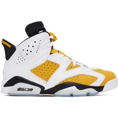 Yellow Air Jordan 6 Retro Sneakers - Black - Nike Sneakers