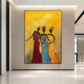 3 Women Standing Abstract Painting handmade Canvas Art Extra Large painting Wall Art Big Canvas Art Extra Large firgure Painting Home Wall Decoration