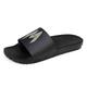 Men's Slippers Flip-Flops Plus Size Outdoor Slippers Slides Casual Beach Home Daily PVC Breathable Slip Resistant Loafer White Gold Green Summer Spring