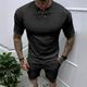 Men's T shirt Tee Waffle Shirt T-shirt Suits Tee Tee Top Plain Crew Neck Street Vacation Short Sleeve 2 Piece Clothing Apparel Fashion Designer Basic