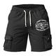 Don't Let The Old Man In Men's Cargo Shorts Lightweight with Multi Pockets Drawstring Elastic Waist Daliy Outdoor Short