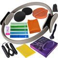 Latex Yoga Elastic Band 15 Piece Set Of Fitness Ice Towels Sliding Plate Tension Band 3 Meter Jump Rope Pilates Loop