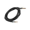 1.5m 3.5 mm to 6.35 mm Audio Cable- Plated Terminal Silver Color Zinc Alloy- Audio Cable Headphone Stereo Jack Male to Male