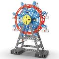 Erector Sets STEM Model Building Toys Ferris Wheel Model Kit Gifts for Kids Age 8-16 Blue