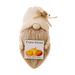 Autumn Harvest Festival Plush Doll Decoration Knitted Hat Gnomes Doll Hold Pumpkin Sign Ornament Farmhouse Home Kitchen Tiered Tray Decor for Thanksgiving Day